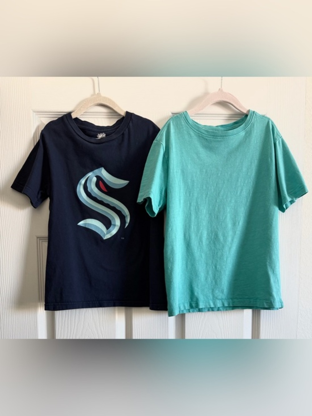 Set of two Boys Short-Sleeve Tee Shirts Navy by NHL & Teal by Zara